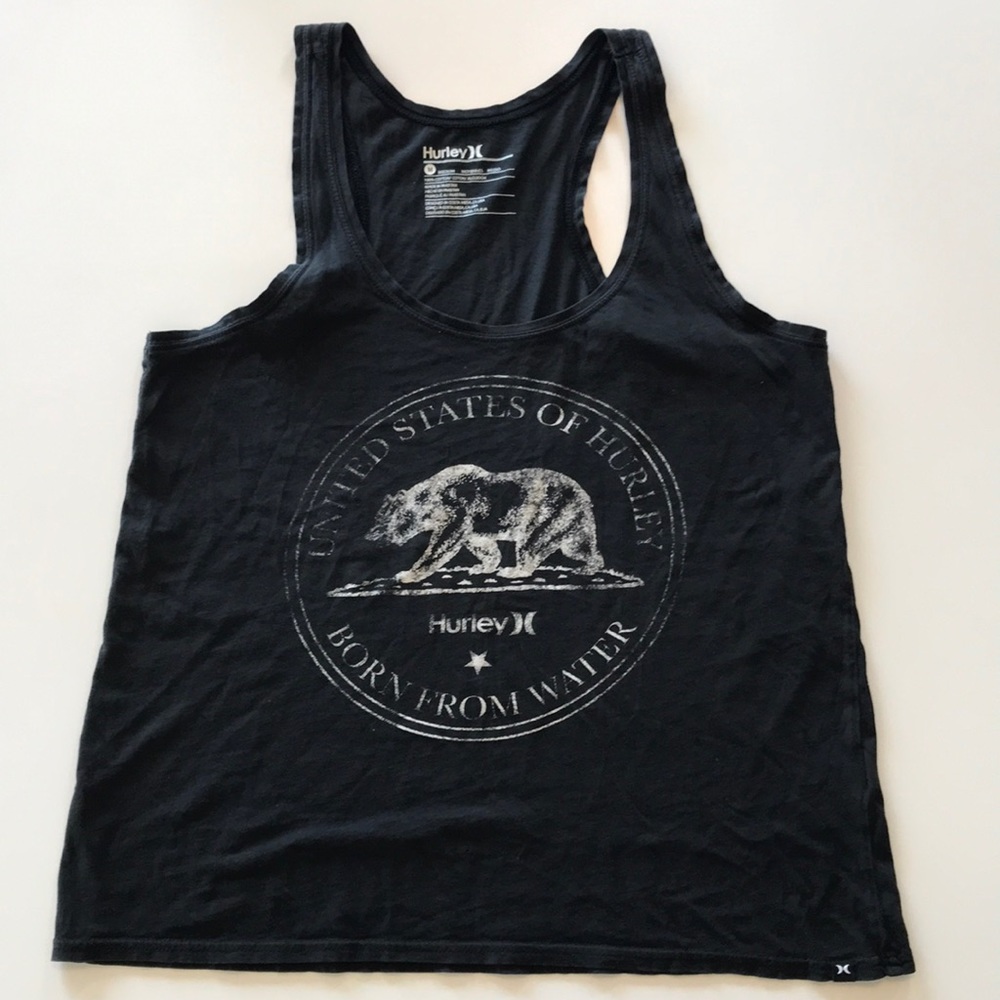 California Bear United States of Hurley Tank